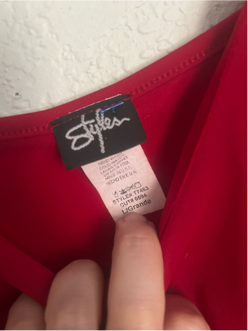 Women's y2k Red Flowy Stacked Ruffled Tank Top Size L - Picture 3 of 4